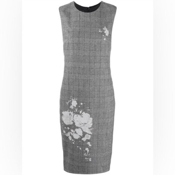 Boutique Moschino Check Pencil Dress - Picture 2 of 2